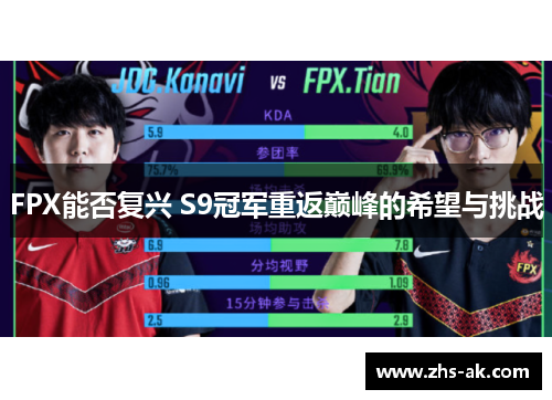FPX能否复兴 S9冠军重返巅峰的希望与挑战